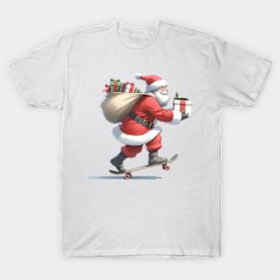 Santa Delivering Gifts T-Shirt